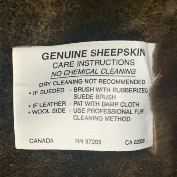 Vintage Danier Sheepskin Jacket Coat - Picture 11 of 11